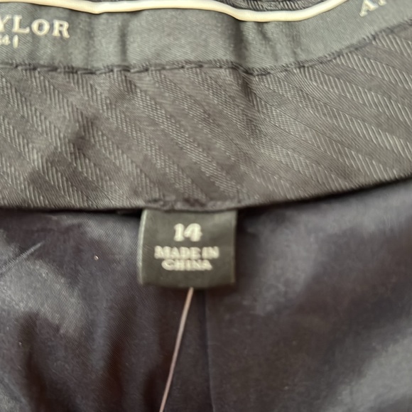 NWT Deep navy pinstripe slacks - Picture 4 of 4